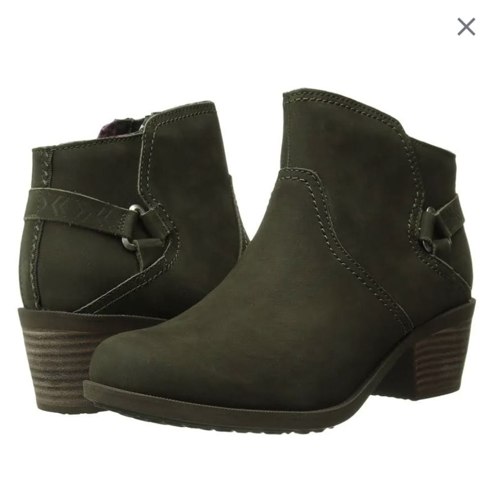 Teva Women's Foxy Bootie 6.5 in "Black Olive"